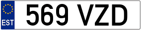 Truck License Plate
